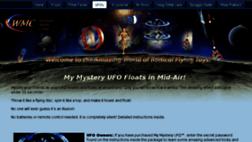 What Mymysteryufo.com website looked like in 2011 (13 years ago)