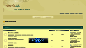 What Miracle.ge website looked like in 2011 (12 years ago)