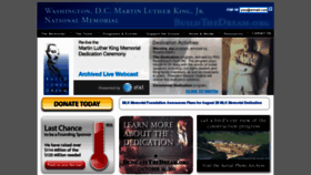 What Mlkmemorial.org website looked like in 2011 (12 years ago)