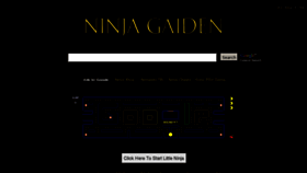 What Ninjagaiden.com website looked like in 2011 (12 years ago)