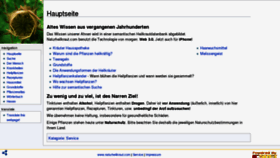 What Naturheilkraut.com website looked like in 2011 (12 years ago)