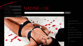 What Nadine-i.de website looked like in 2011 (12 years ago)