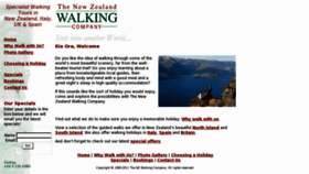 What Nzwalkingcompany.com website looked like in 2011 (12 years ago)