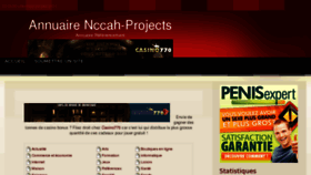 What Nccah-projects.com website looked like in 2011 (12 years ago)