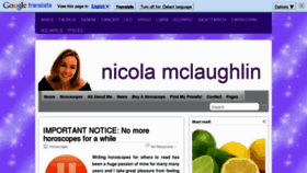 What Nicolamclaughlin.com website looked like in 2012 (12 years ago)
