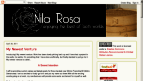 What Nilarosa.com website looked like in 2012 (12 years ago)