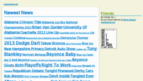 What Newestnews.net website looked like in 2012 (12 years ago)