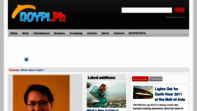 What Noypi.ph website looked like in 2012 (12 years ago)