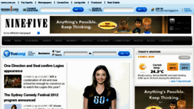 What Ninetofive.com.au website looked like in 2012 (12 years ago)