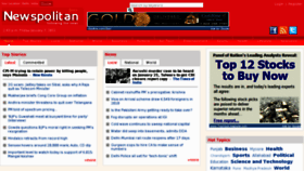 What Newspolitan.com website looked like in 2011 (13 years ago)