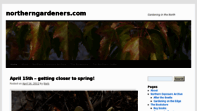 What Northerngardeners.com website looked like in 2012 (12 years ago)