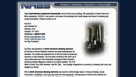 What Nabrewing.com website looked like in 2012 (12 years ago)