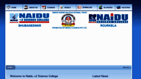 What Naidusciencecollege.com website looked like in 2012 (12 years ago)