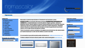 What Nomascalor.es website looked like in 2011 (13 years ago)