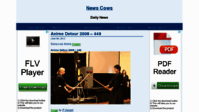 What Newscows.com website looked like in 2012 (11 years ago)