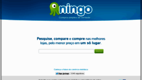 What Ningo.com.br website looked like in 2012 (11 years ago)