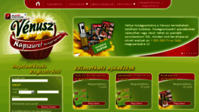 What Napszuret.hu website looked like in 2012 (11 years ago)