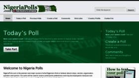 What Nigeriapolls.com website looked like in 2012 (13 years ago)