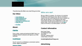 What Nextsmallthings.com website looked like in 2012 (12 years ago)