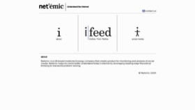 What Netemic.com website looked like in 2012 (11 years ago)
