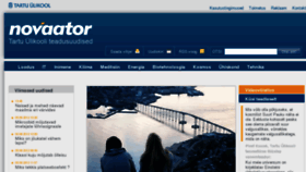 What Novaator.ee website looked like in 2012 (11 years ago)