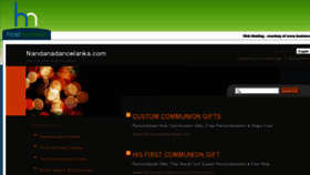 What Nandanadancelanka.com website looked like in 2012 (11 years ago)