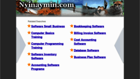What Nyinaymin.com website looked like in 2012 (11 years ago)