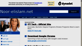 What Noor-elislam.net website looked like in 2012 (11 years ago)