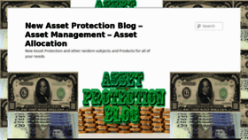 What Newassetprotection.com website looked like in 2012 (11 years ago)