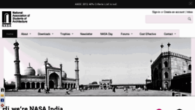 What Nasaindia.info website looked like in 2012 (11 years ago)