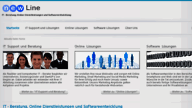 What Newline-its.de website looked like in 2012 (11 years ago)