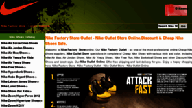 What Nikefactoryoutletstoreonline.com website looked like in 2012 (11 years ago)