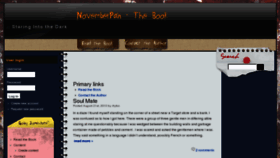 What Novemberpain.com website looked like in 2012 (11 years ago)