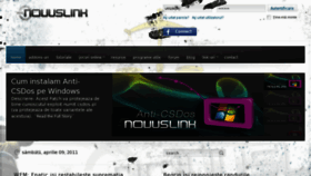 What Novuslink.ro website looked like in 2011 (13 years ago)