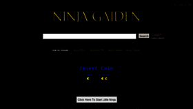What Ninjagaiden.com website looked like in 2012 (11 years ago)