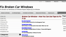 What Nobrokenwindows.com website looked like in 2012 (11 years ago)