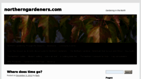 What Northerngardeners.com website looked like in 2013 (11 years ago)