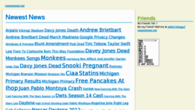 What Newestnews.net website looked like in 2013 (11 years ago)