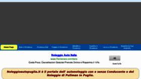 What Noleggioautopuglia.it website looked like in 2013 (11 years ago)