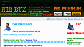 What Nibbux.com website looked like in 2013 (11 years ago)