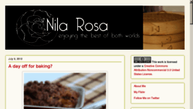 What Nilarosa.com website looked like in 2013 (11 years ago)