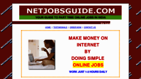 What Netjobsguide.com website looked like in 2013 (11 years ago)