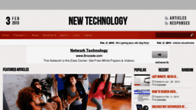 What Newtechnology.info website looked like in 2013 (11 years ago)