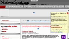 What Nordwestsport.com website looked like in 2013 (11 years ago)