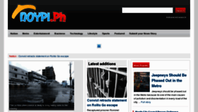 What Noypi.ph website looked like in 2013 (11 years ago)