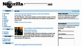 What Noozilla.com website looked like in 2013 (11 years ago)