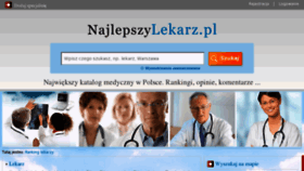 What Najlepszylekarz.pl website looked like in 2013 (11 years ago)