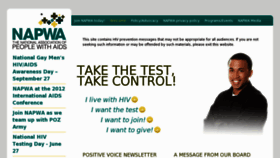 What Napwa.org website looked like in 2013 (11 years ago)