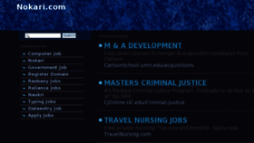 What Nokari.com website looked like in 2013 (11 years ago)