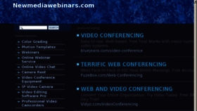 What Newmediawebinars.com website looked like in 2013 (10 years ago)